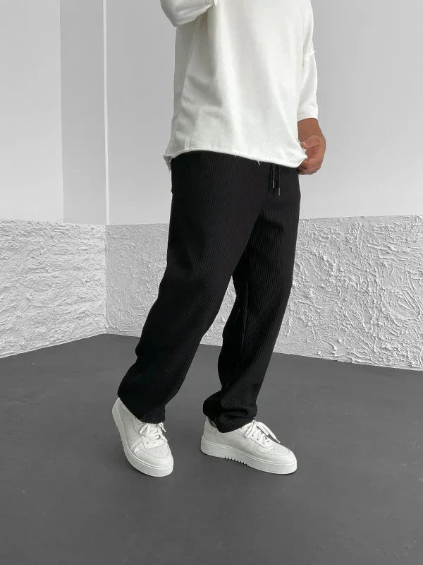 Jake | Ribbed spandex comfort pants