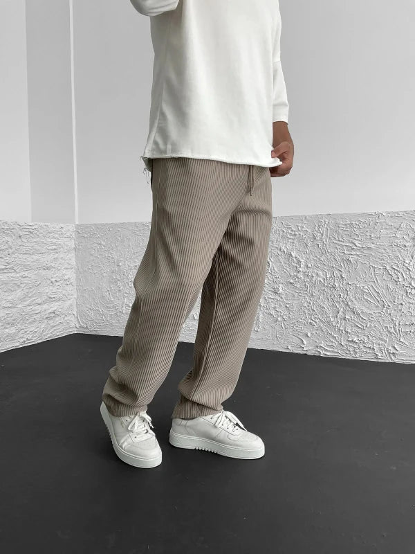 Jake | Ribbed spandex comfort pants